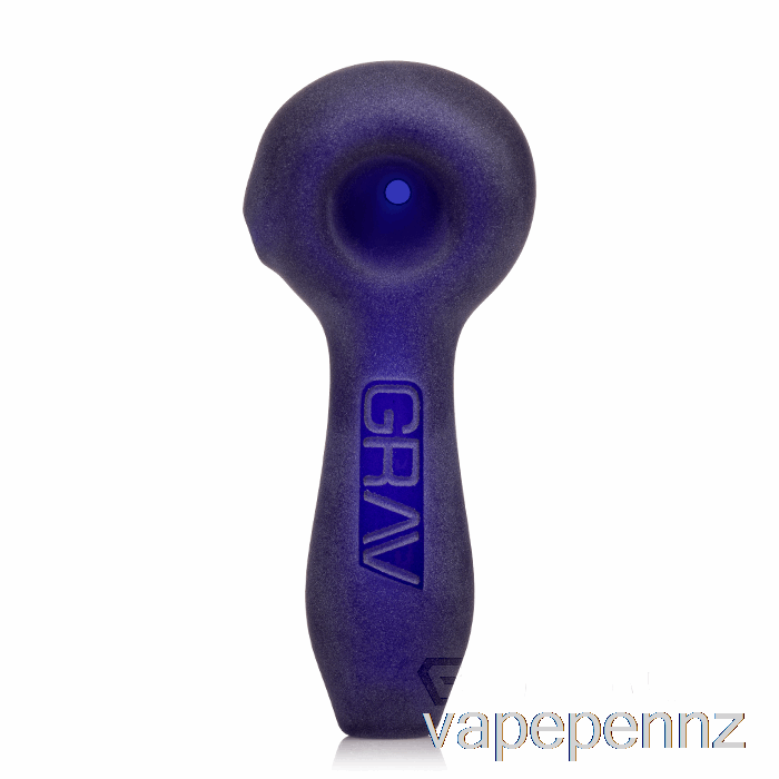 GRAV Sandblasted Spoon Blue VAPE NZ